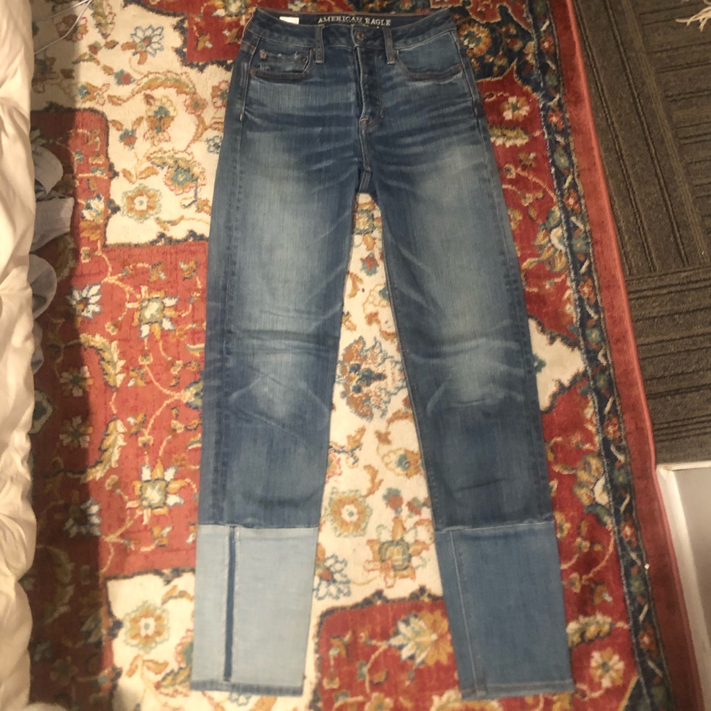 Colorblock Patchwork Jean